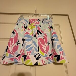 TOMMY BAHAMA ACTIVE Marbled Palm Golf Tennis A-Line Skort Size XS